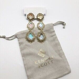 KENDRA SCOTT Aria 14K Gold Plated Clip-On Earrings